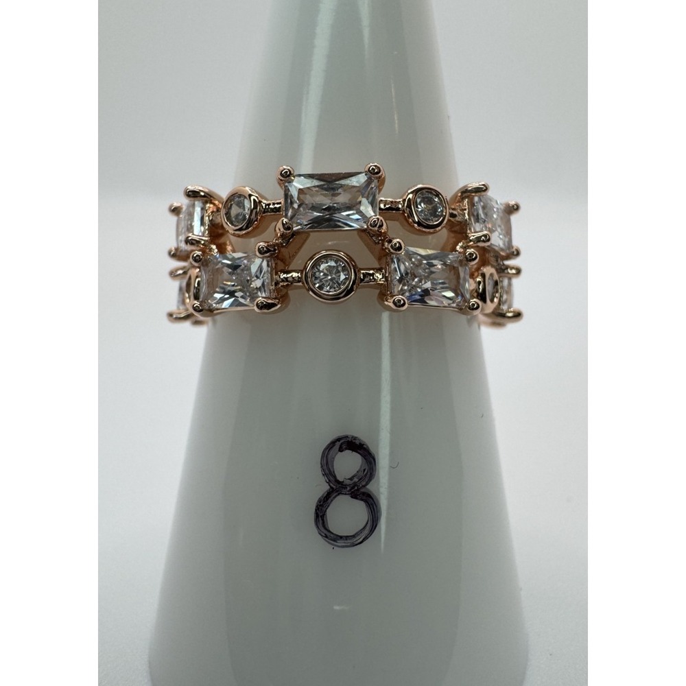 Size 8 Bomb Party Ring - RG74552 A Lattice Of Whispers - Cubic Zirconia on RG